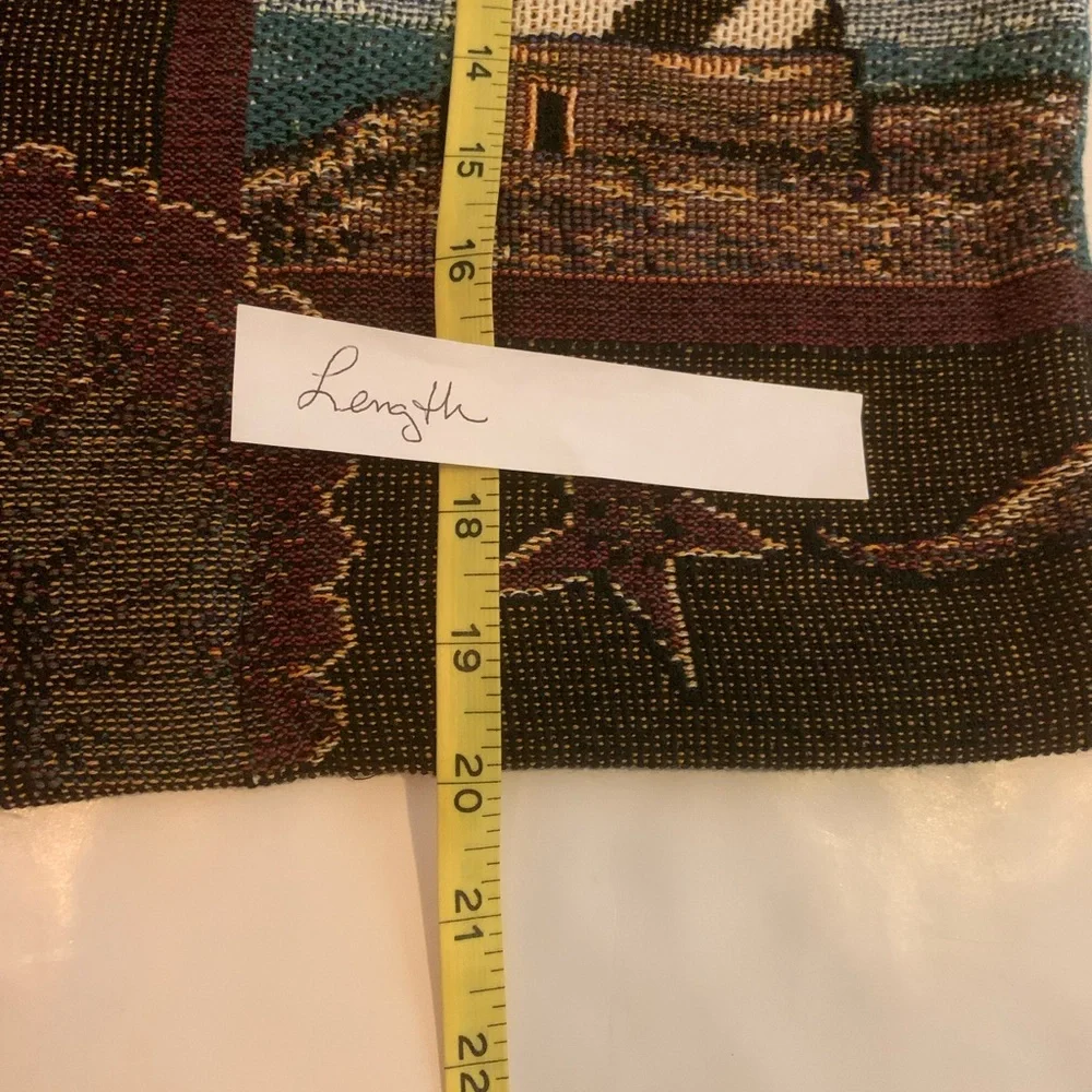 Vintage 90’s Painted Pony's Tapestry Lighthouse Nautical Jacket Size Large NWT - Picture 16 of 16